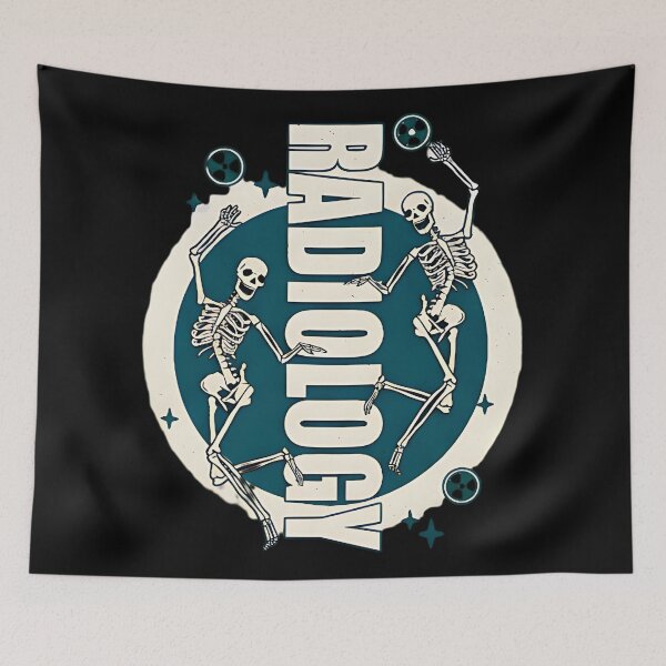 Item preview, Radiology skeleton bones doctor humor medical student anatomy science gift designed and sold by ArtDesignTp.