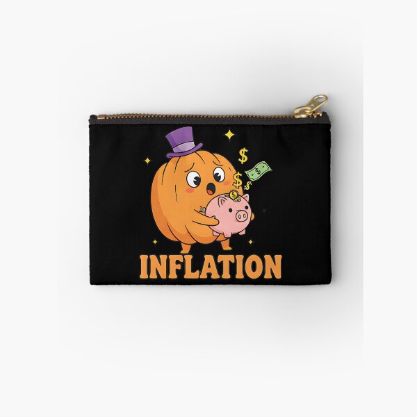 Item preview, Inflation funny pumpkin piggy bank money humor economy halloween parody design designed and sold by ArtDesignTp.