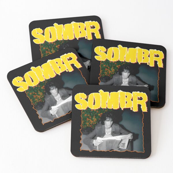 Item preview, SOMBR Newspaper Poster | Retro Indie Rock Grunge Music Artwork designed and sold by solonwmith6.