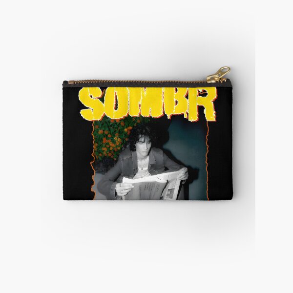 Item preview, SOMBR Newspaper Poster | Retro Indie Rock Grunge Music Artwork designed and sold by solonwmith6.