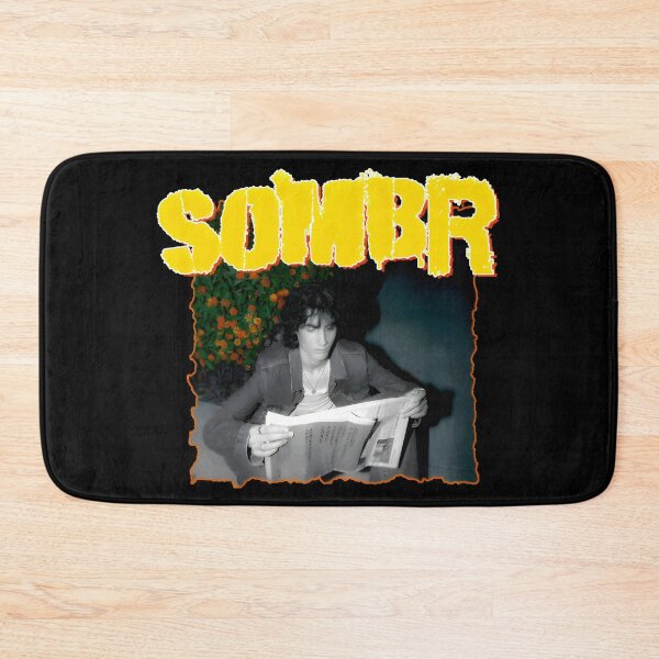 Item preview, SOMBR Newspaper Poster | Retro Indie Rock Grunge Music Artwork designed and sold by solonwmith6.