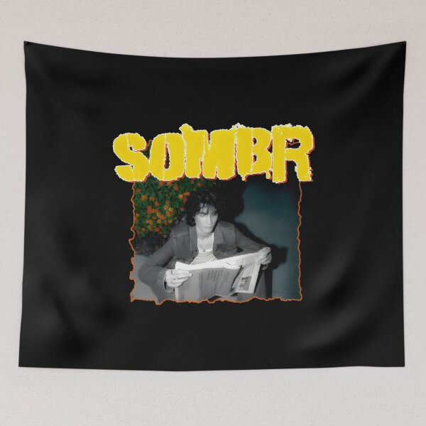 Item preview, SOMBR Newspaper Poster | Retro Indie Rock Grunge Music Artwork designed and sold by solonwmith6.