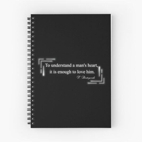 Item preview, F. Dostoyevski, Unforgettable Quotes by Famous Writers, Literary Quotes, Inspirational Author Sayings, Classic Literature Gift Idea designed and sold by chipmuckdesignn.