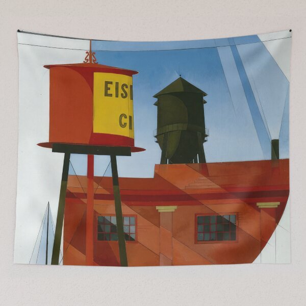 Item preview, Buildings Abstraction, Lancaster - 1931 - Charles Demuth designed and sold by Cordakidikarts.