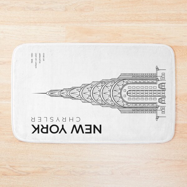 Item preview, New York Chrysler Building Architecture (Minimalist) designed and sold by Rapaz Designs.