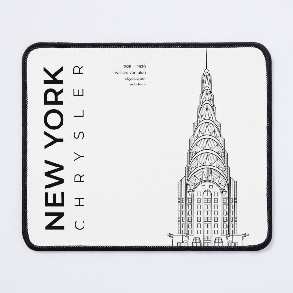 Item preview, New York Chrysler Building Architecture (Minimalist) designed and sold by Rapaz Designs.