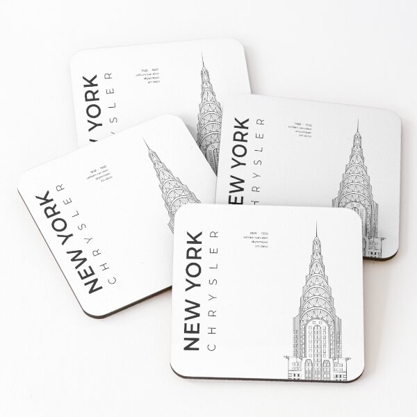 Item preview, New York Chrysler Building Architecture (Minimalist) designed and sold by Rapaz Designs.