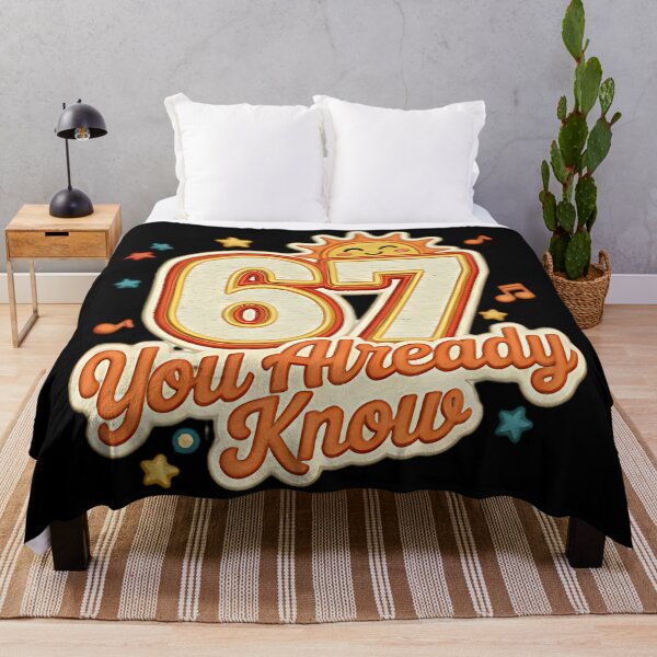 Item preview, 67 You Already Know funny retro humor number design birthday anniversary vibes designed and sold by ArtDesignTp.