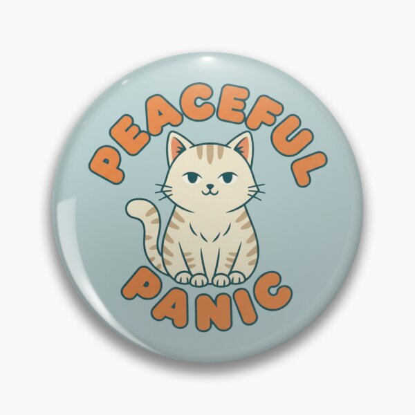 Item preview, Peaceful Panic Cat designed and sold by Jackson-Will.