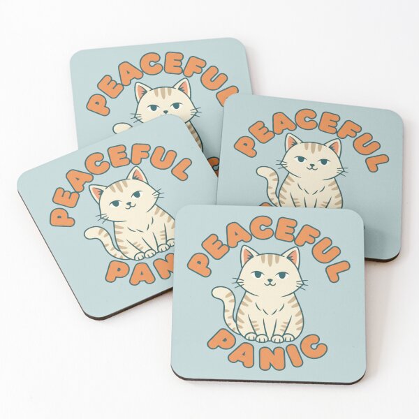 Item preview, Peaceful Panic Cat designed and sold by Jackson-Will.
