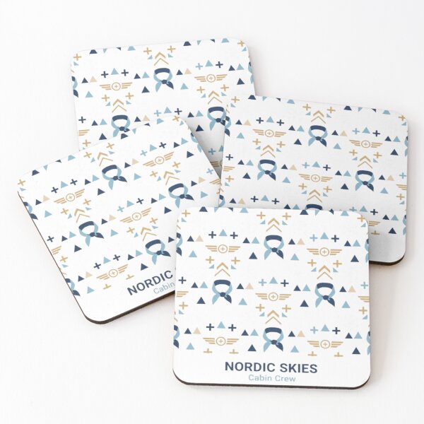 Item preview, Scandinavian Repeating Pattern – Airplane and Scarf designed and sold by FutureService.