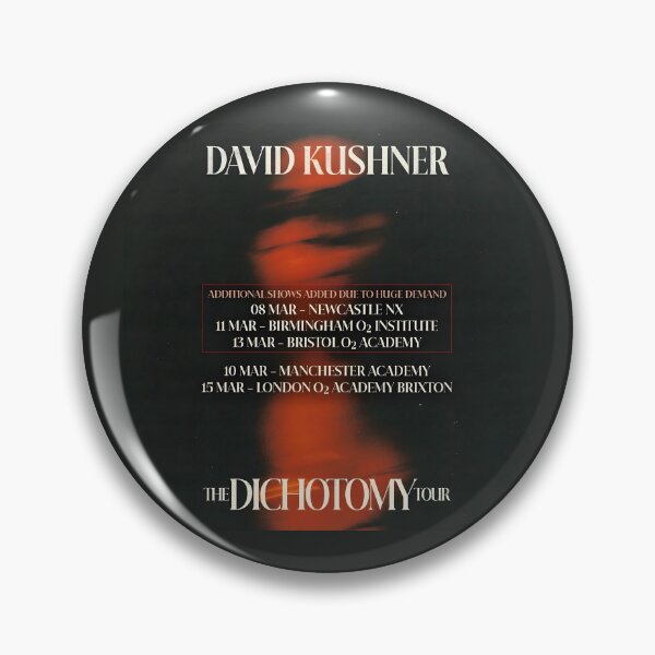 Item preview, David Kushner The Dichotomy Tour Poster | Dark Indie Music Artwork designed and sold by solonwmith6.