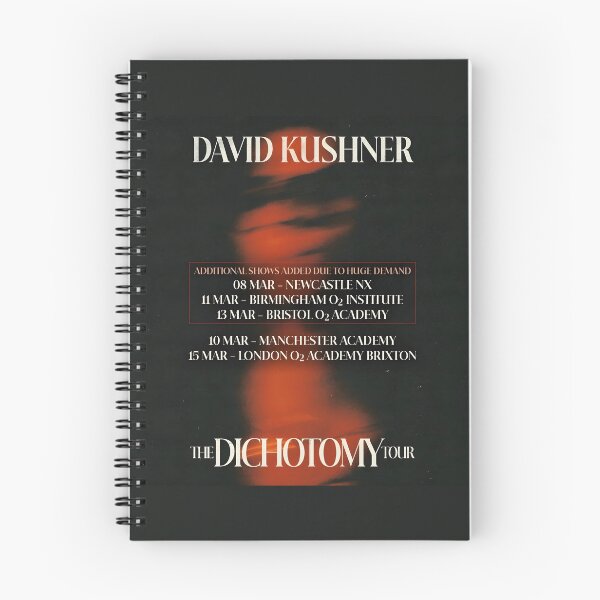 Item preview, David Kushner The Dichotomy Tour Poster | Dark Indie Music Artwork designed and sold by solonwmith6.