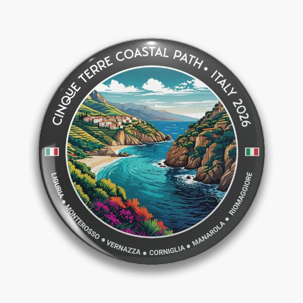 Item preview, cinque terre trail 2026 l-BLUE TRAIL ITALY-sticker , shirt and more designed and sold by designkb.
