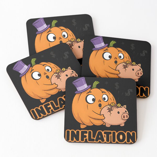 Item preview, Inflation funny pumpkin halloween money humor economy parody october art designed and sold by ArtDesignTp.