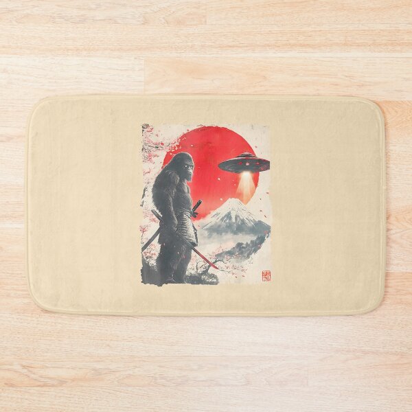 Artikelvorschau, Samurai Bigfoot Japanisches Ufo Vintage Grafik Ukiyoe Art Png von Merch, Limitierte Auflage, Perfektes Geschenk entworfen und verkauft von HALEYBEVERLY.