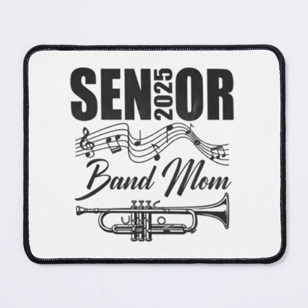 Item preview, Senior 2025 Band Mom Shirt – Marching Band Trumpet Gift designed and sold by MefferR.