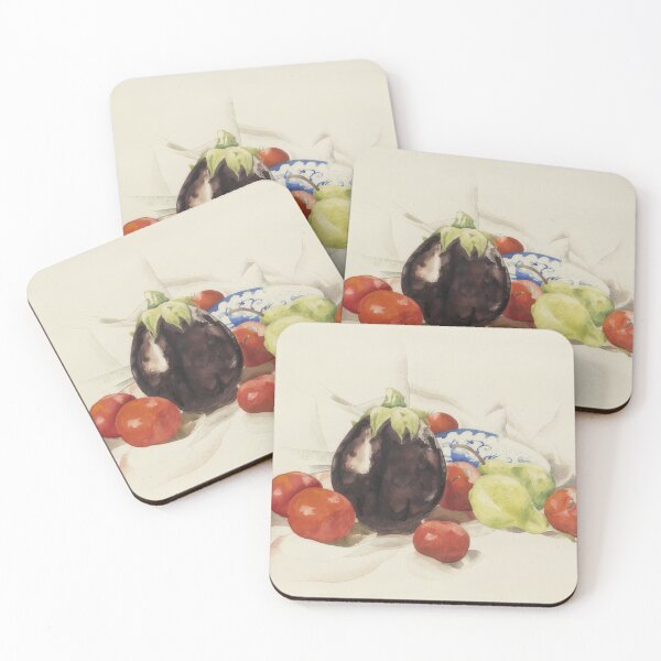 Item preview, Eggplant and Tomatoes - 1926 - Charles Demuth designed and sold by Cordakidikarts.