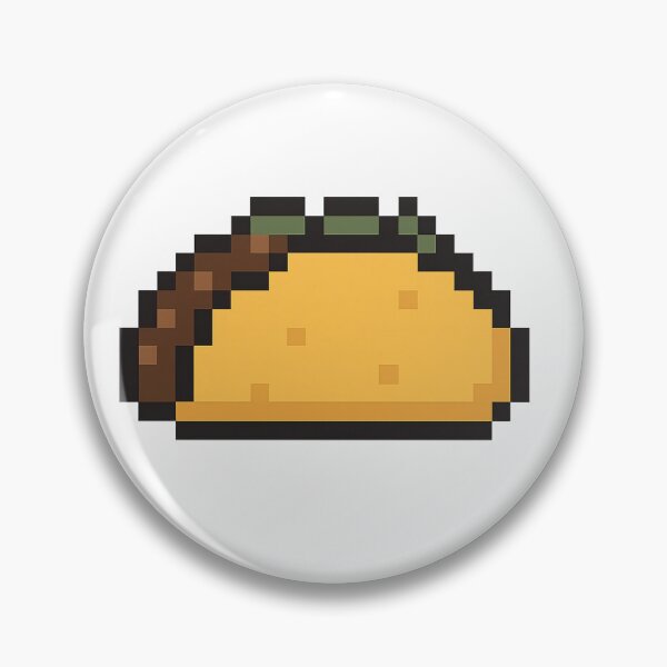 Item preview, Pixel Taco – Cute Retro 8-Bit Food Design designed and sold by AddictiveDesign.