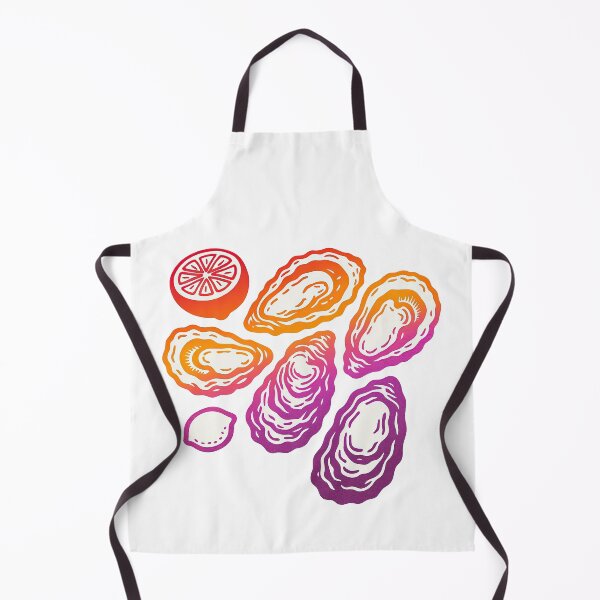 Item preview, Colorful Oyster Illustration with Citrus Accents designed and sold by ArtfulWeave.