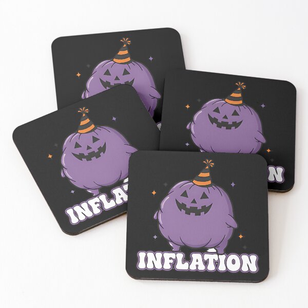 Item preview, Inflation funny halloween pumpkin humor spooky season money parody design designed and sold by ArtDesignTp.