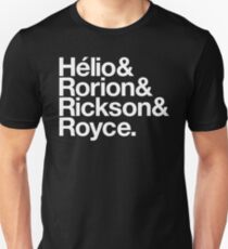 Jiu-Jitsu Gracie Family Names Unisex T-Shirt