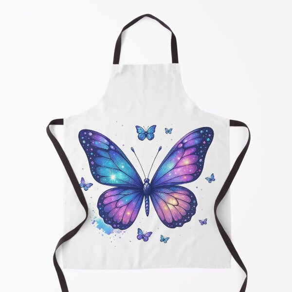 Item preview, Galaxy Butterfly with Pastel Stars and Mini Butterflies designed and sold by ArtfulWeave.