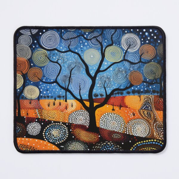 Item preview, Aboriginal Inspired Dot Art - Native Litchfield Tree designed and sold by GrinGalore.