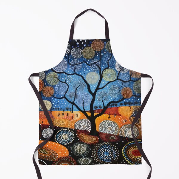 Item preview, Aboriginal Inspired Dot Art - Native Litchfield Tree designed and sold by GrinGalore.