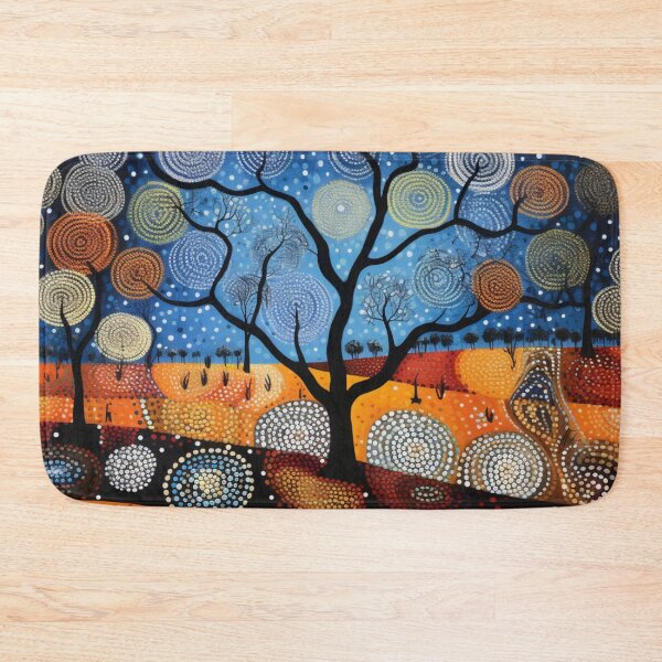 Item preview, Aboriginal Inspired Dot Art - Native Litchfield Tree designed and sold by GrinGalore.