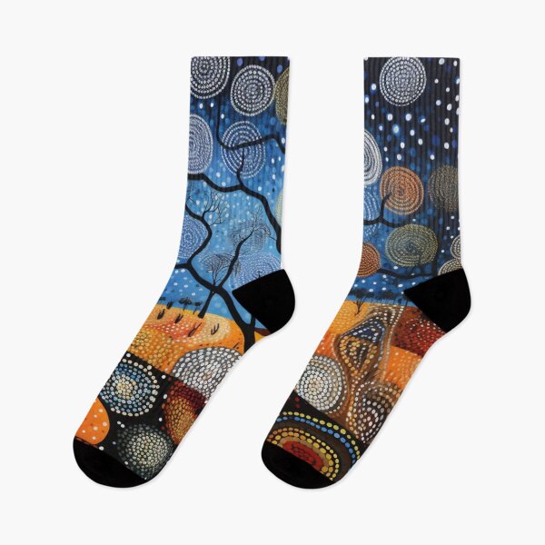 Item preview, Aboriginal Inspired Dot Art - Native Litchfield Tree designed and sold by GrinGalore.