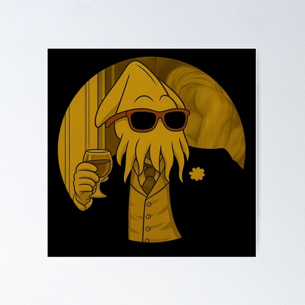 Item preview, Chipirón DiCaprio elegant toast | funny parody of Canarian rock designed and sold by MejorConCopas.