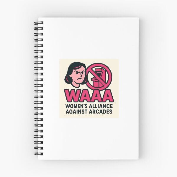Item preview, WAAA - Womens Association Against Arcades designed and sold by Next Level Arcade Club.