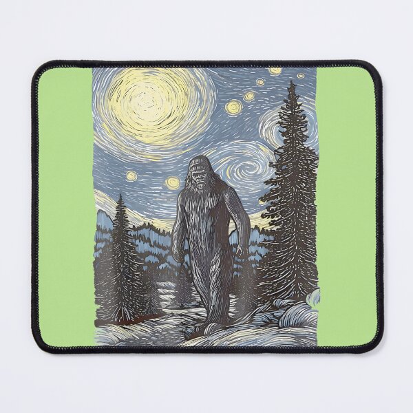 Item preview, Bigfoot Wandering Under A Starry Night Sky By Merch, Limited Edition, Perfect Gift For You And Frie designed and sold by HALEYBEVERLY.