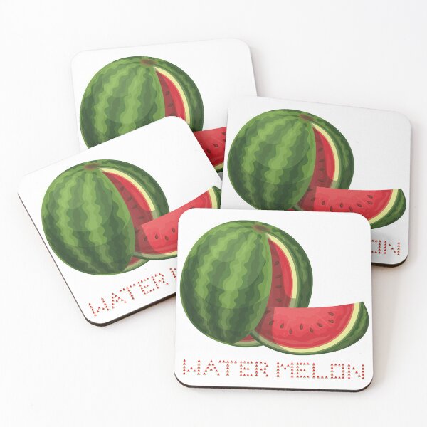 Item preview, Vibrant Watermelon Slice and Whole Fruit Illustration Sticker designed and sold by TheRosyCanvas.