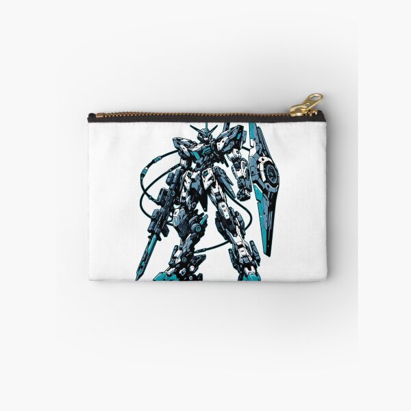 Item preview, Blue and White Mecha Robot | Futuristic Anime Mech Warrior | Cyberpunk Sci-Fi Robot Illustration designed and sold by Graphic Botique.