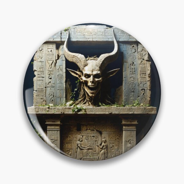 Item preview, Temple of Lilith – Ancient Ruins with Gothic Demon Sculpture designed and sold by osirisglobal.