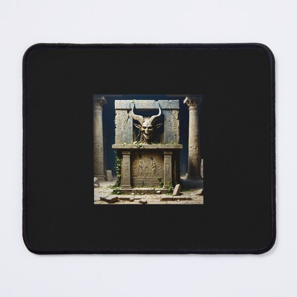 Item preview, Temple of Lilith – Ancient Ruins with Gothic Demon Sculpture designed and sold by osirisglobal.