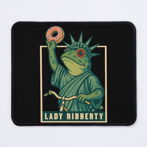 Item preview, Portland Frog Lady Ribberty says FROGS TOGETHER STRONG! designed and sold by Faissal Thomass.