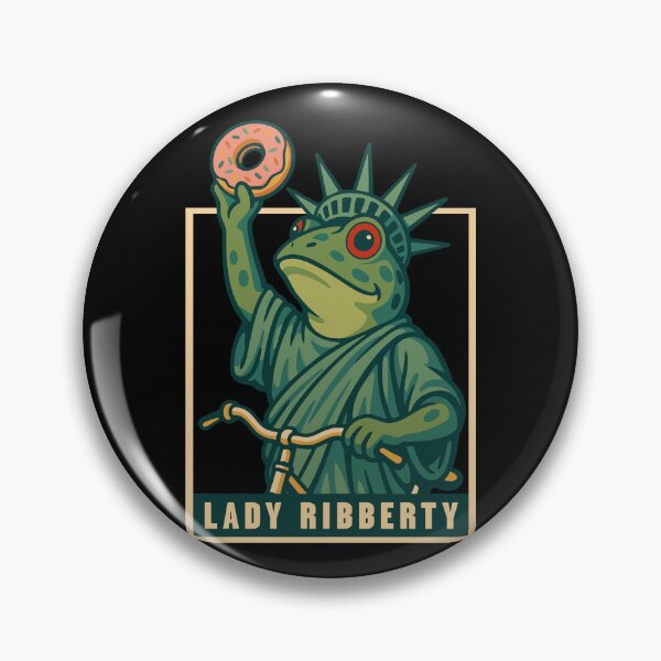 Item preview, Portland Frog Lady Ribberty says FROGS TOGETHER STRONG! designed and sold by Faissal Thomass.