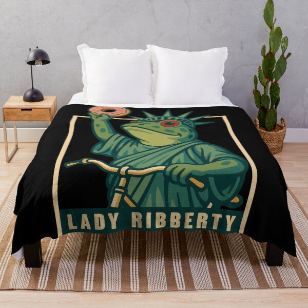 Item preview, Portland Frog Lady Ribberty says FROGS TOGETHER STRONG! designed and sold by Faissal Thomass.