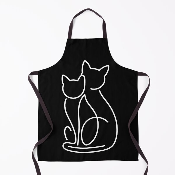 Item preview, CatCAT Silhouette Duo – Minimal Cat Art designed and sold by 404wearpl.