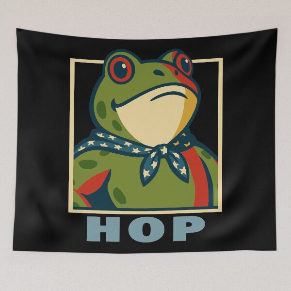 Item preview, Portland Frog: Oregon T. Frog says You can’t spell hope without HOP! designed and sold by Faissal Thomass.