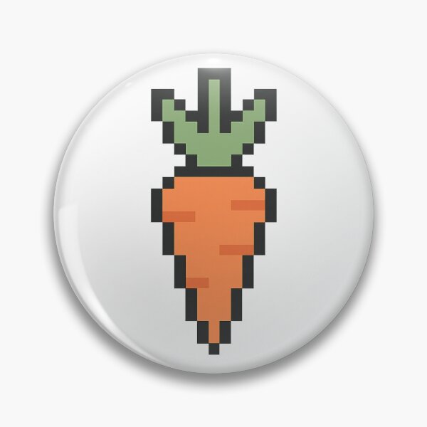 Item preview, Pixel Carrot – Cute Retro 8-Bit Vegetable Design designed and sold by AddictiveDesign.