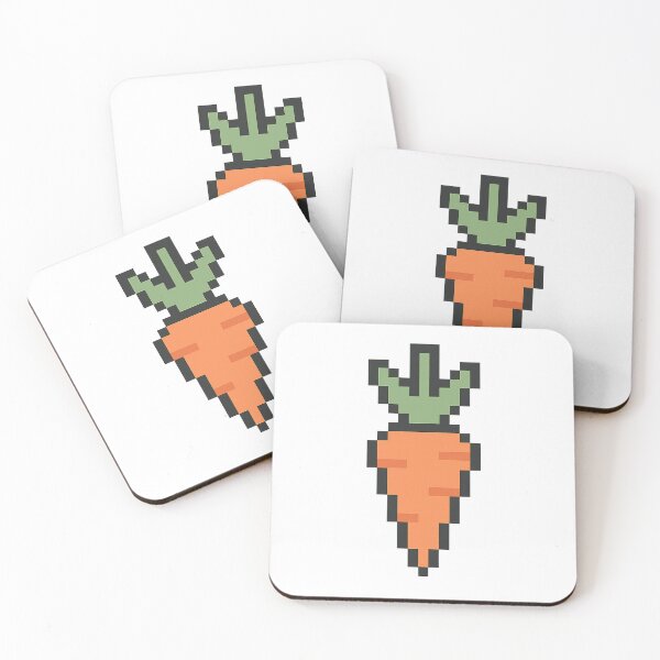 Item preview, Pixel Carrot – Cute Retro 8-Bit Vegetable Design designed and sold by AddictiveDesign.