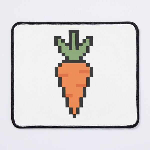 Item preview, Pixel Carrot – Cute Retro 8-Bit Vegetable Design designed and sold by AddictiveDesign.