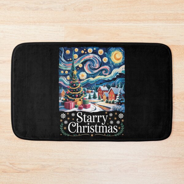 Item preview, Christmas Tree Starry Night Winter Xmas designed and sold by LunaCrazeArt.