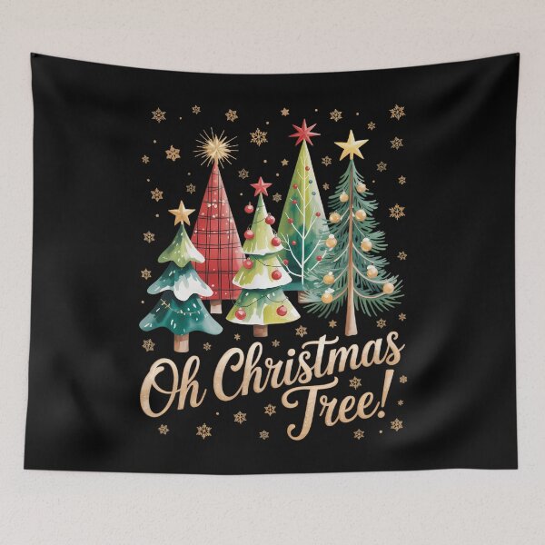 Item preview, Christmas Tree Xmas Lights Trees Holiday designed and sold by LunaCrazeArt.