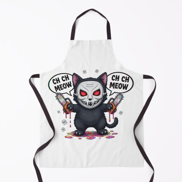 Item preview, Ch Ch Ch Meow Slasher - Halloween Horror T-Shirt Stickers designed and sold by GeniePixel.