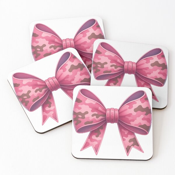 Item preview, Pink Camo Bow Ribbon with Military-Inspired Pattern designed and sold by ArtfulWeave.